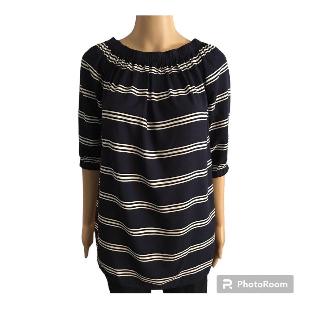 NWT beachlunchlounge Striped Blouse in XS